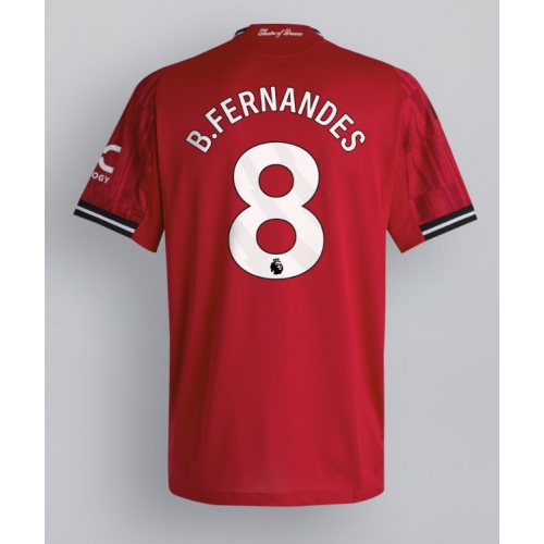 Billige Fotballdrakt Manchester United Bruno Fernandes #8 Replika Hjemmedrakt 2025-26 Kortermet Billige Fotballdrakt Manchester United Bruno Fernandes #8 Replika Hjemmedrakt 2025-26 Kortermet